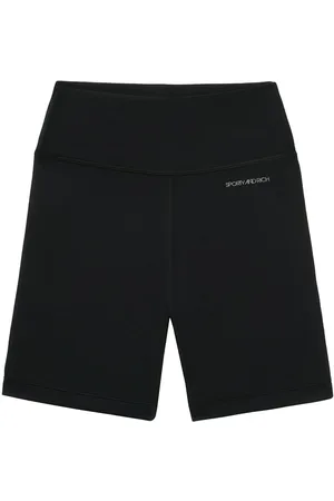 Sporty & Rich Logo-print biker shorts