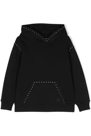 Maison Margiela Stud-embellished hooded sweatshirt