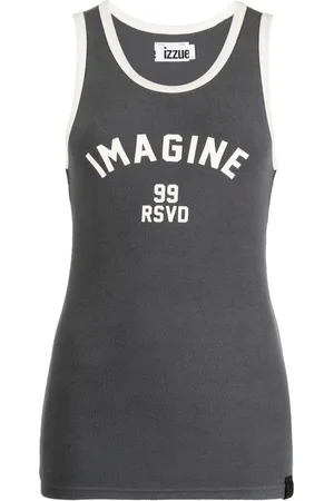 Izzue Graphic-print sleeveless top