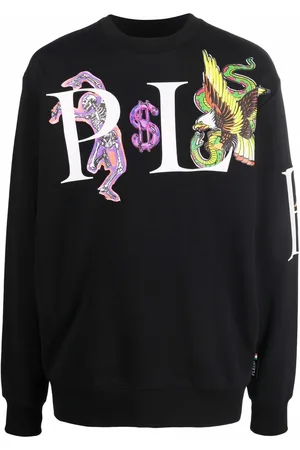 Philipp Plein Graphic-print cotton sweatshirt