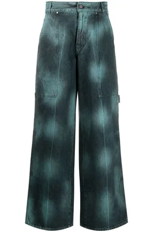 Marques'Almeida tie-dye wide-leg Cargo Jeans - Farfetch