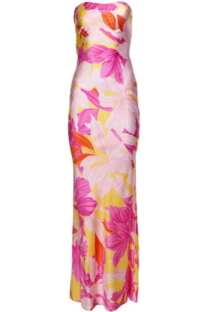 Retrofete Keaton floral-print silk dress