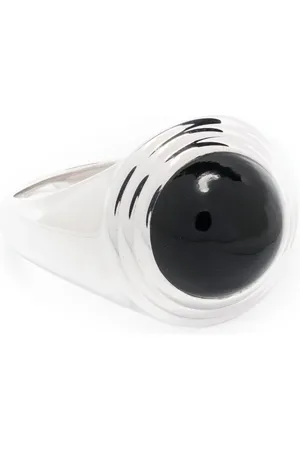 Missoma Sphere ridge onyx ring