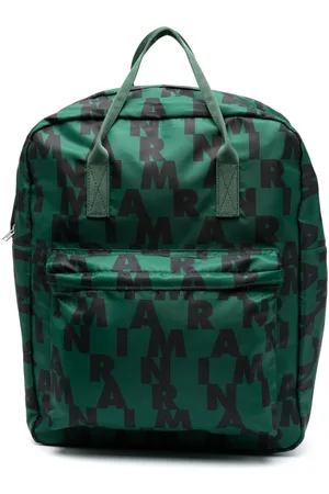 Marni Logo-print canvas backpack