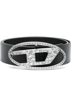 Diesel 1DR logo-buckle belt