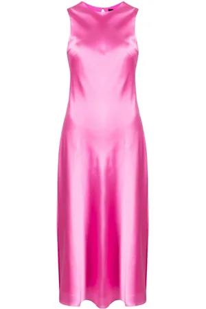 Cynthia Rowley Sleeveless flared-skirt silk dress