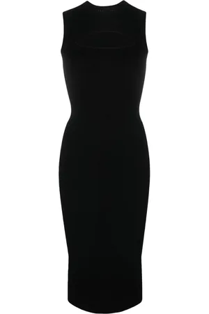 Victoria Beckham Cut-out sleeveless midi dress