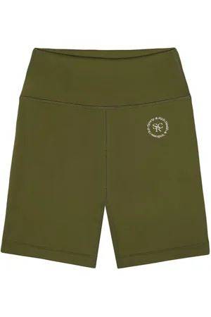 Sporty & Rich Logo-print biker shorts