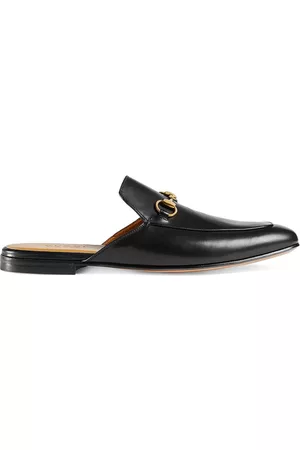 Gucci Men Loafers - Leather Horsebit slippers