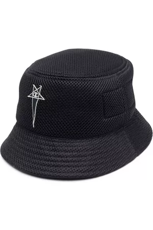 Rick Owens Men Bucket Hats - Logo-embroidered bucket hat