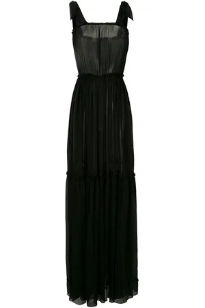 AMIR SLAMA Silk maxi dress