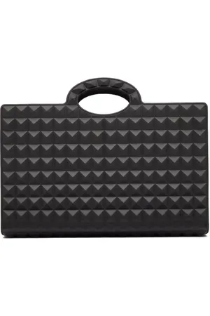 Le Troisieme Rubber Shopping Bag for Man in Black