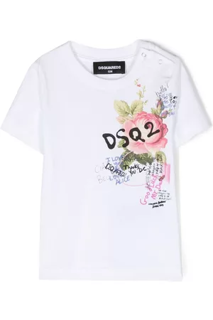 Dsquared2 Short Sleeve - Logo-print cotton T-shirt