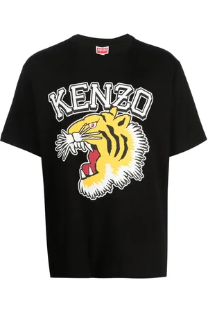 Kenzo Tiger-print cotton T-shirt