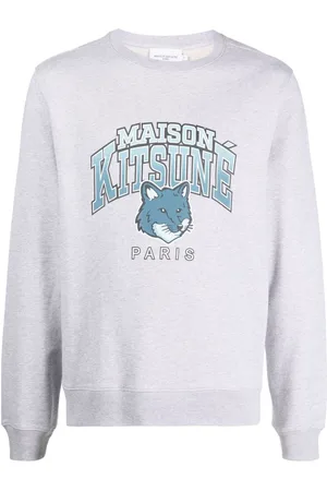Maison Kitsuné Logo-print cotton sweatshirt