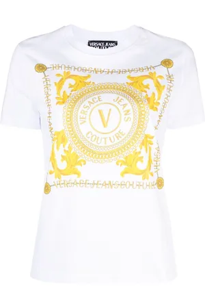 VERSACE Logo Couture print T-shirt