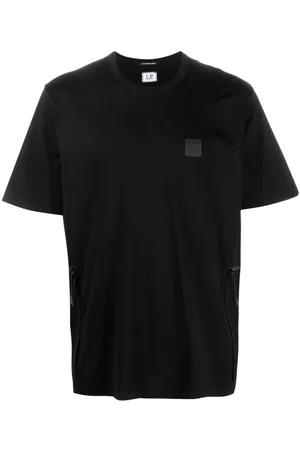 C.P. Company Men Short Sleeve - Logo-patch cotton T-shirt