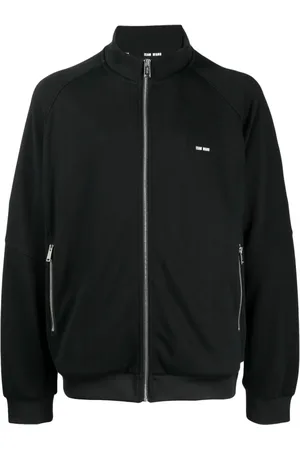 TEAM WANG design Logo-embroidered track jacket