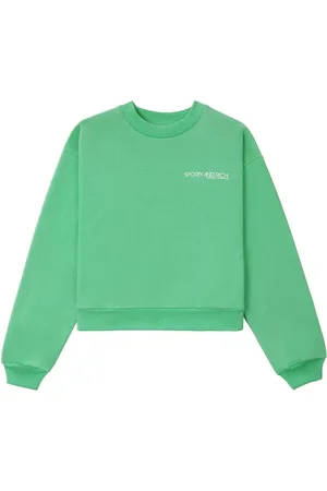 Sporty & Rich Kelly logo-print jumper