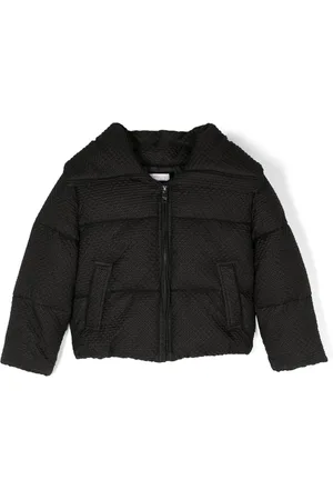 MONNALISA Padded long-sleeve hooded jacket