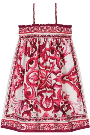Dolce & Gabbana Majolica-print sleeveless dress