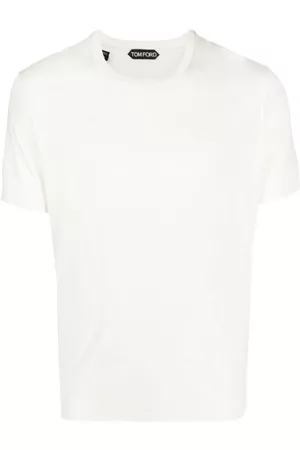 Tom Ford Men Short Sleeve - Short-sleeve lyocell-cotton T-shirt