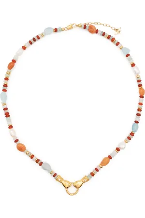 Missoma X Harris Reed beaded pendant necklace
