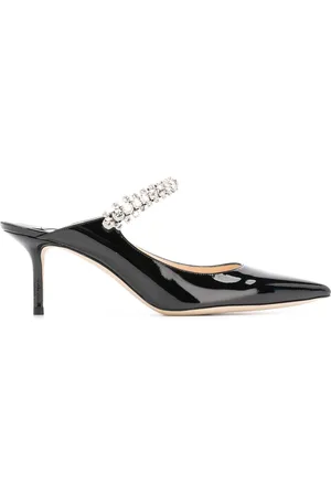 Jimmy Choo Bing 65mm patent leather mules