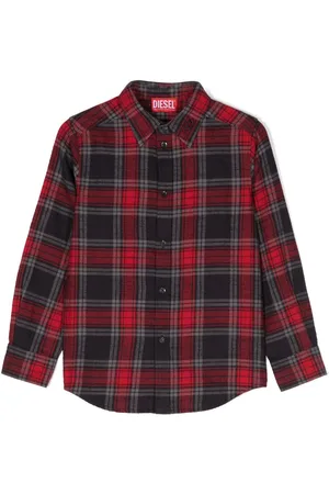 Diesel Cumbe check-pattern shirt