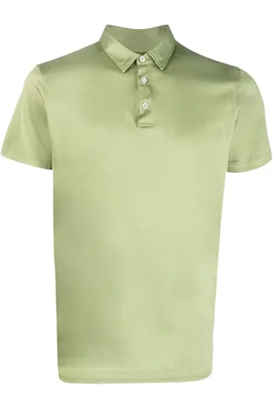 MOORER Pachino-JCL satin polo shirt