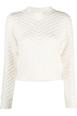 Fabiana Filippi Chevron-knit cashmere jumper