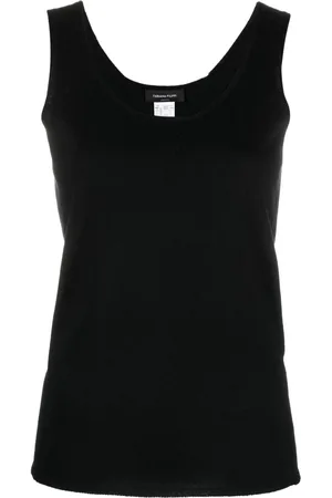Fabiana Filippi Scoop-neck knitted tank top