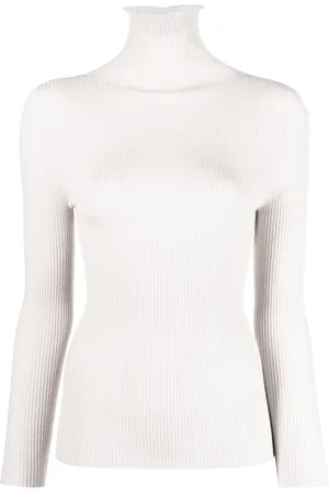 Fabiana Filippi Ribbed-knit roll-neck top