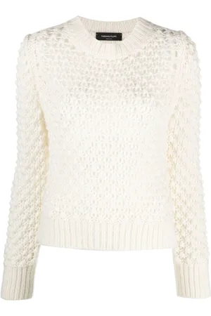 Fabiana Filippi Open-knit long-sleeve jumper