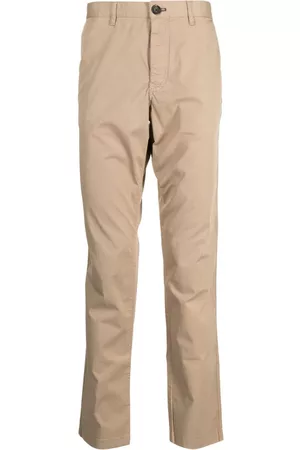 Paul Smith Men Chinos - Logo-patch cotton chinos