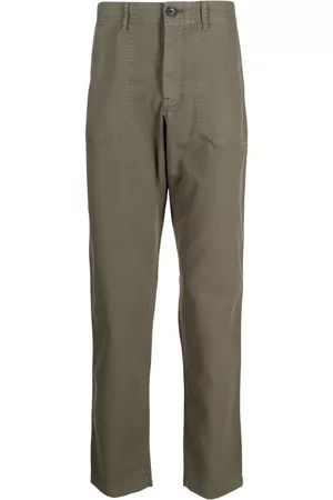 Paul Smith Men Trousers - Logo-patch straight-leg trousers