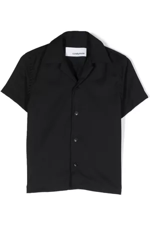 COSTUMEIN Short Sleeve - Spread-collar virgin-wool shirt