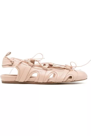 Simone Rocha Women Ballerinas - Sporty lace-up ballerina shoes