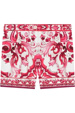 Dolce & Gabbana Majolica-print cotton shorts