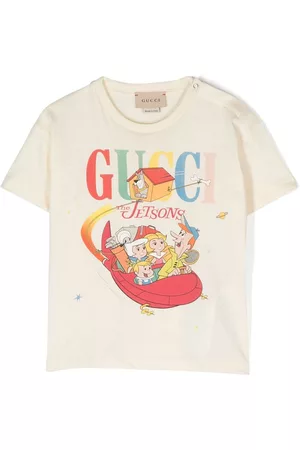Gucci Short Sleeve - Graphic-print cotton T-shirt
