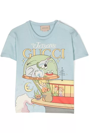 Gucci Short Sleeve - Graphic-print cotton T-shirt