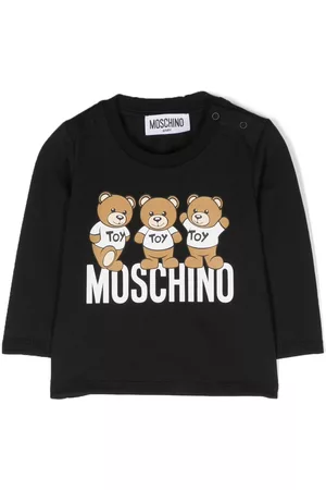 Moschino Sweatshirts - Teddy Bear-motif cotton sweatshirt