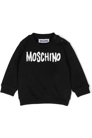 Moschino Sweatshirts - Logo-print cotton sweatshirt