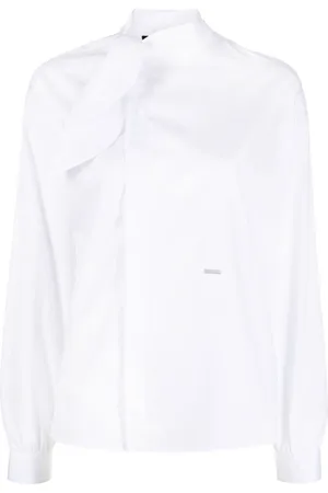 Dsquared2 Tied-neck long-sleeve shirt