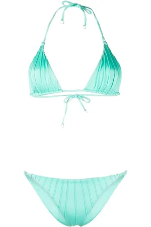 Noire Swimwear Gathered bikini set