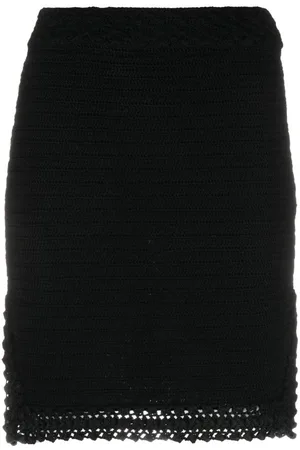 Zadig & Voltaire Crochet-knit organic-cotton skirt