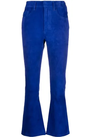 Paula Flared suede trousers