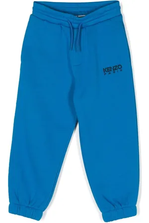 Kenzo Logo-embroidered drawstring track pants