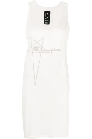 Rick Owens X Rick Owens cotton tank dress