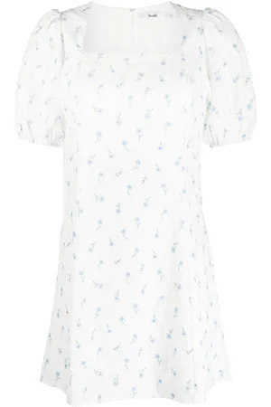 B+AB Ditsy floral-print minidress